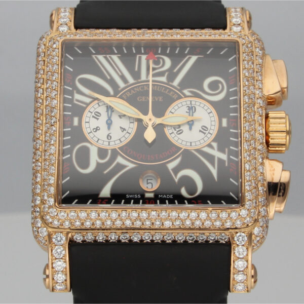 Franck Muller Conquistador Cortez 10000 H SC Rose Gold Diamonds! - Image 3