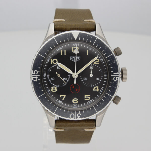 Heuer Bundeswehr Chronograph 3H Tritium 1550SG