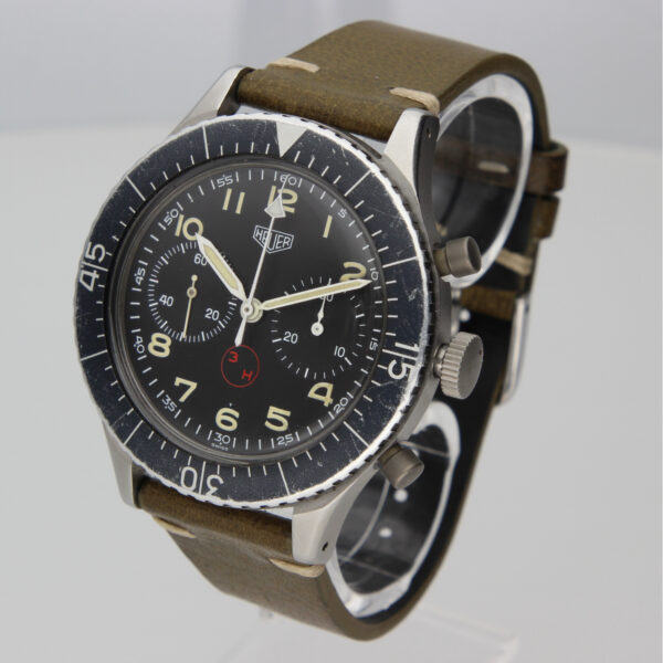 Heuer Bundeswehr Chronograph 3H Tritium 1550SG