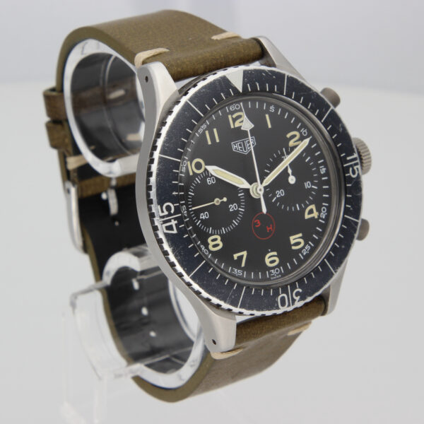 Heuer Bundeswehr Chronograph 3H Tritium 1550SG