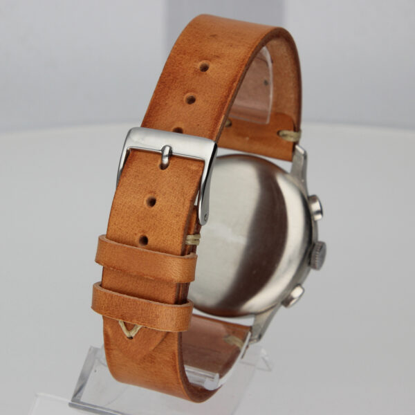 Heuer Chronograph Valjoux 22 Pre-Carrera Gilt Dial - Image 7