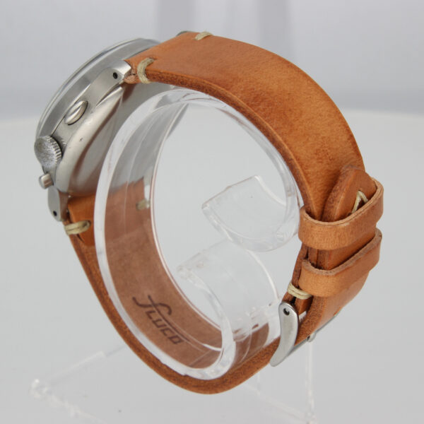 Heuer Chronograph Valjoux 22 Pre-Carrera Gilt Dial - Image 10