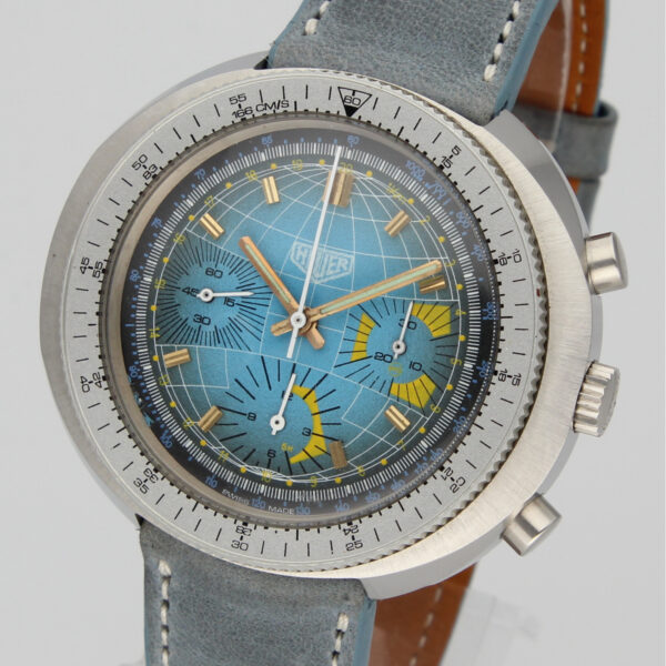 Heuer Mappemonde Globe chronograph 2006-9