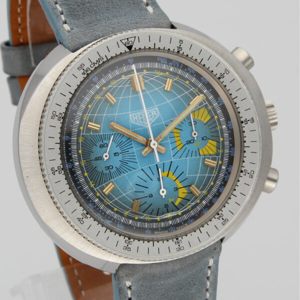 Heuer Mappemonde Globe chronograph 2006-9