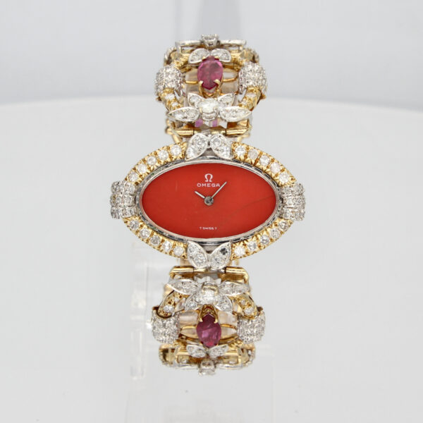 Omega Diamond Gold Handmade