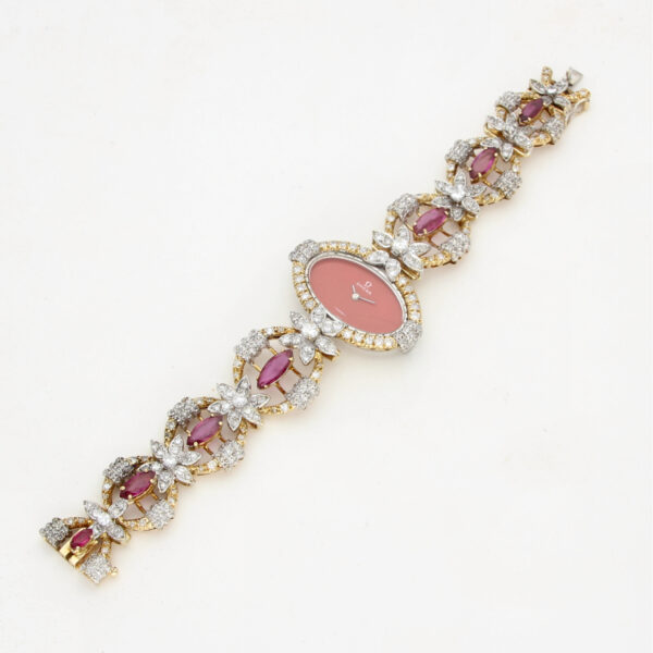 Omega Diamond Gold Handmade