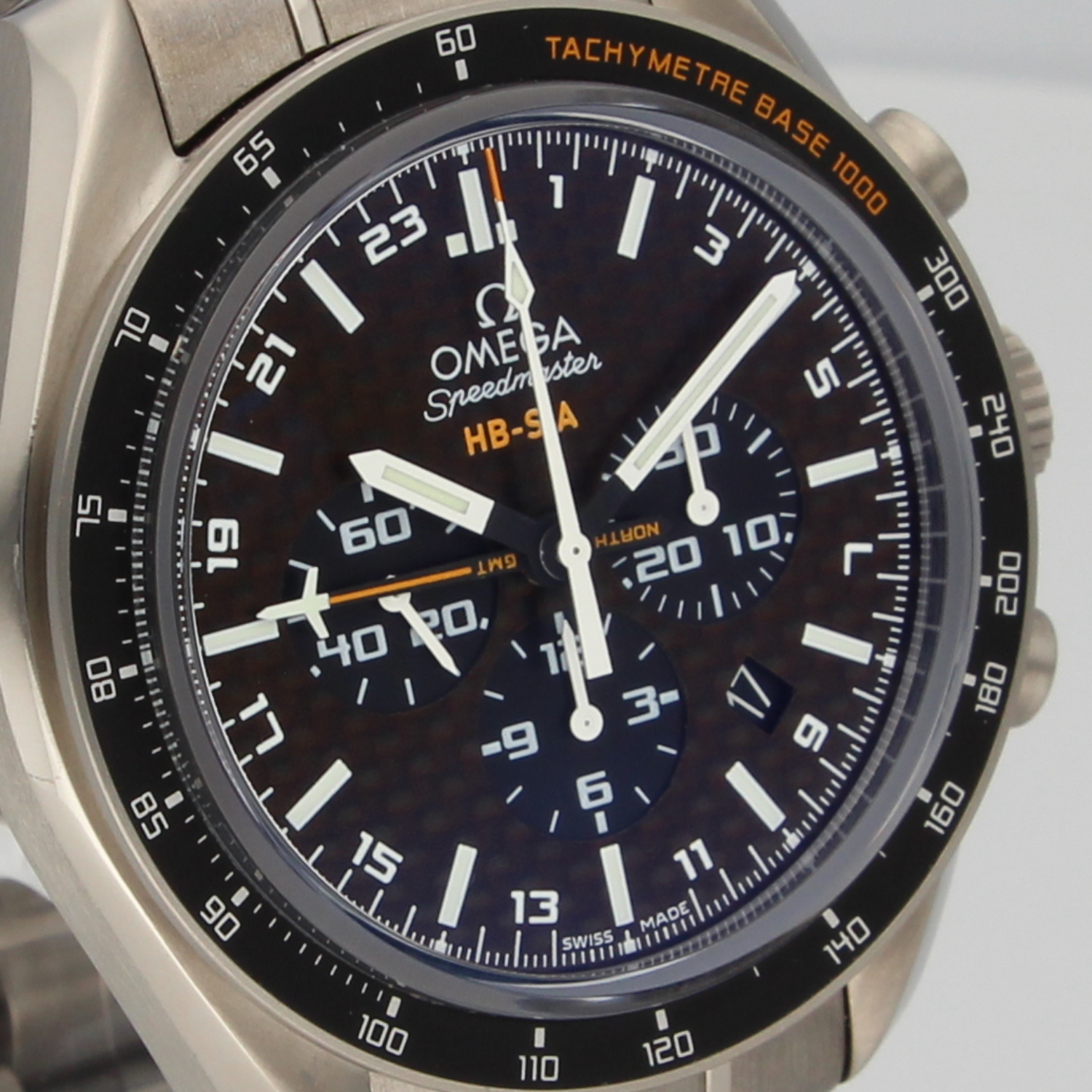 Omega Speedmaster HB-SIA GMT Chronograph 321.92.44.52.01.003